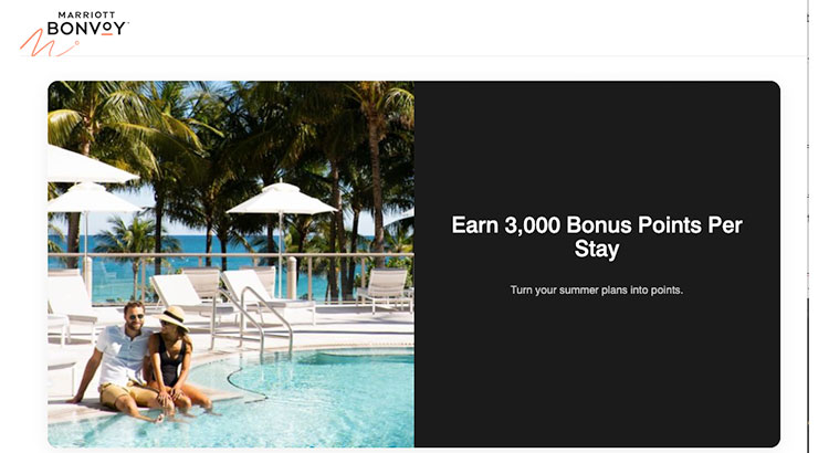 Marriott US Canada Summer 3000 bonus points