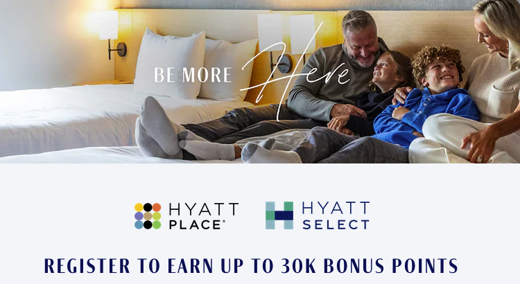 World of Hyatt: Earn 3x  points at Hyatt Place and Hyatt Select hotels in the Americas (June 17 Bonus Offer Highlight)