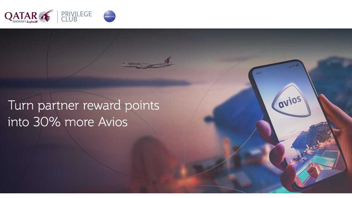 Qatar Airways 30% bonus on partner transfers